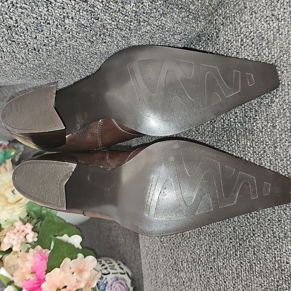 Brown Leather Western Boots size 8 - Picture 8 of 8